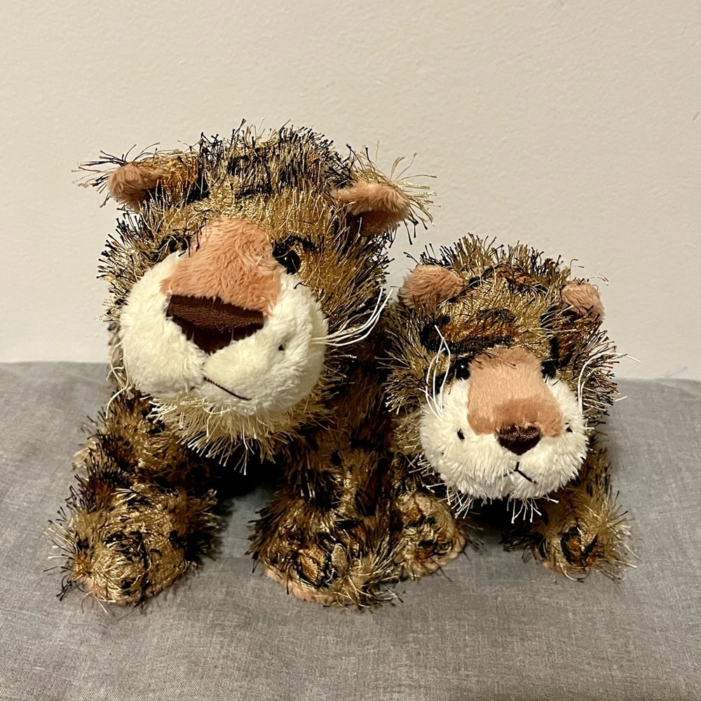 Ganz Webkinz and Lil’Kinz Leopard Plush Set (HM031 and HS031) 🐆